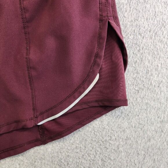 Zyia Active Shorts Womens XXL Red Brief Zip Pocket Drawstring Running Training - Picture 2 of 13